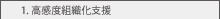 １．高感度組織化支援